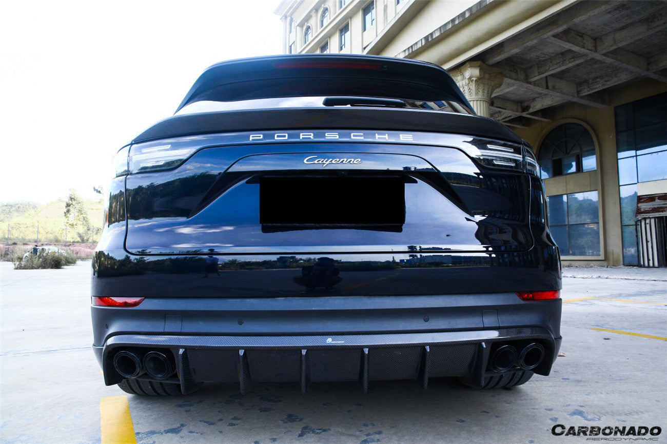 2019-2022 Porsche 959.1 Cayenne S/GTS/E-Hybrid/Turbo OD Style Trunk Spoiler - Carbonado