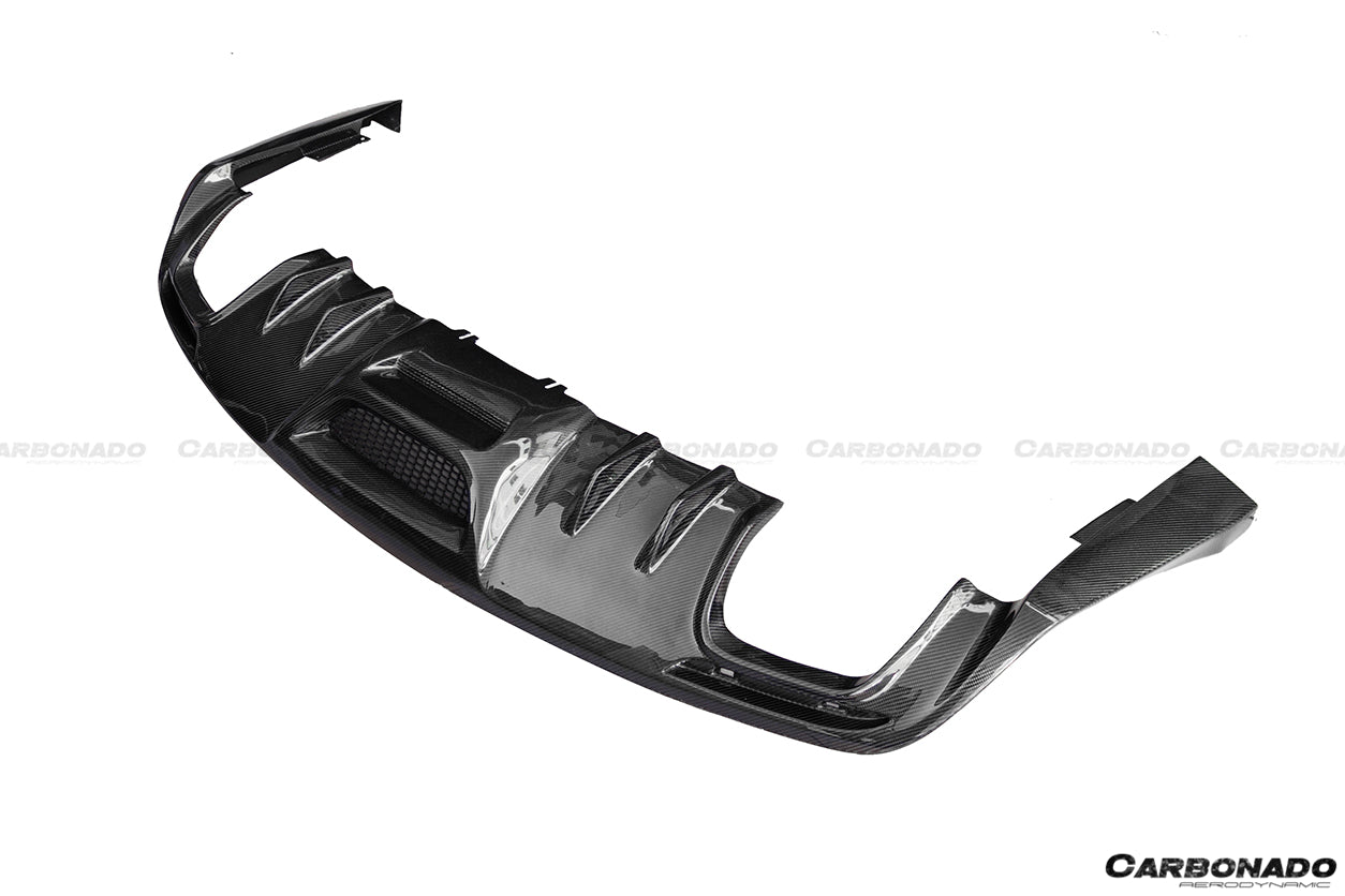 2014-2017 Ford Mustang Rsh Style Carbon Rear Diffuser - DarwinPRO Aerodynamics