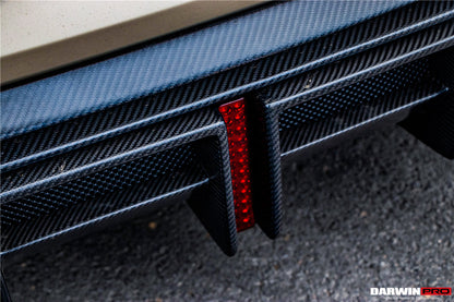 2017-2022 Audi RS4 B9 BKSS Style Rear Diffuser w/ Caps - DarwinPRO Aerodynamics