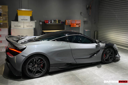 2017-2021 McLaren 720s Se²NWB Style Carbon Fiber Trunk Spoiler - DarwinPRO Aerodynamics