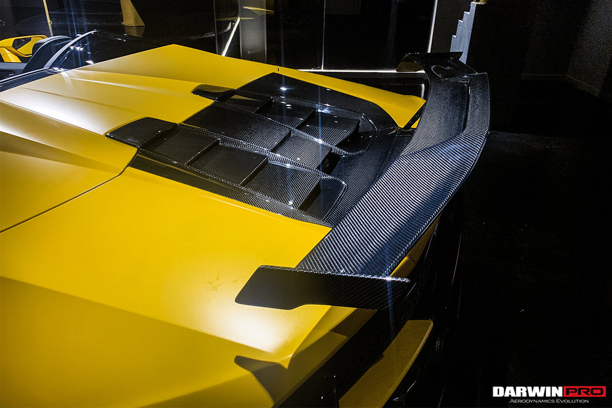 2019-2022 Lamborghini Huracan EVO Spyder OD Style Dry Carbon Engine Trunk - DarwinPRO Aerodynamics