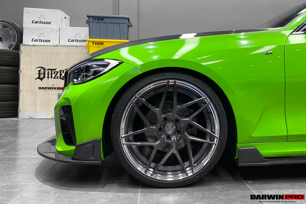 2019-2023 BMW 3 Series G20/G28 BKSS Style Carbon Fiber Front Lip - DarwinPRO Aerodynamics