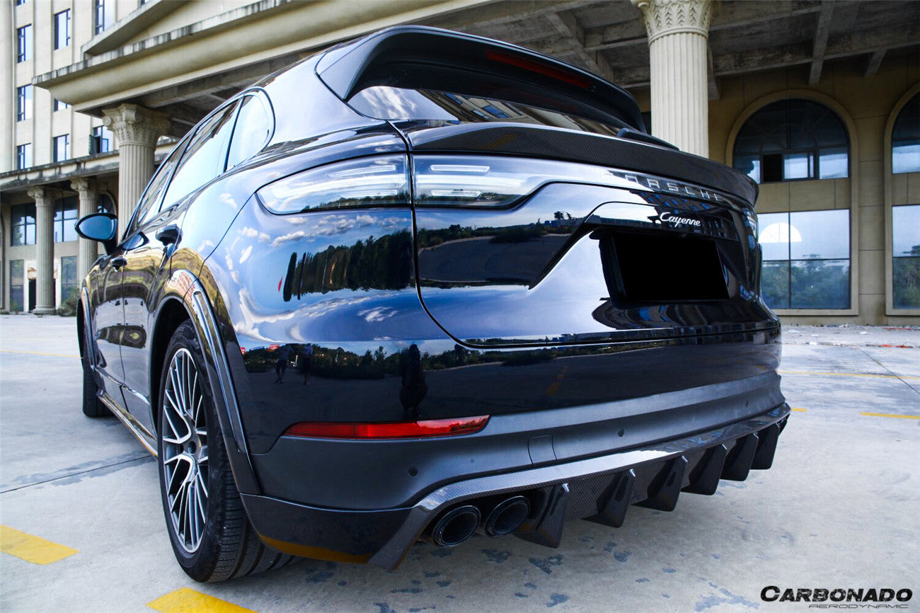 2019-2022 Porsche 959.1 Cayenne S/GTS/E-Hybrid/Turbo OD Style Trunk Spoiler - Carbonado