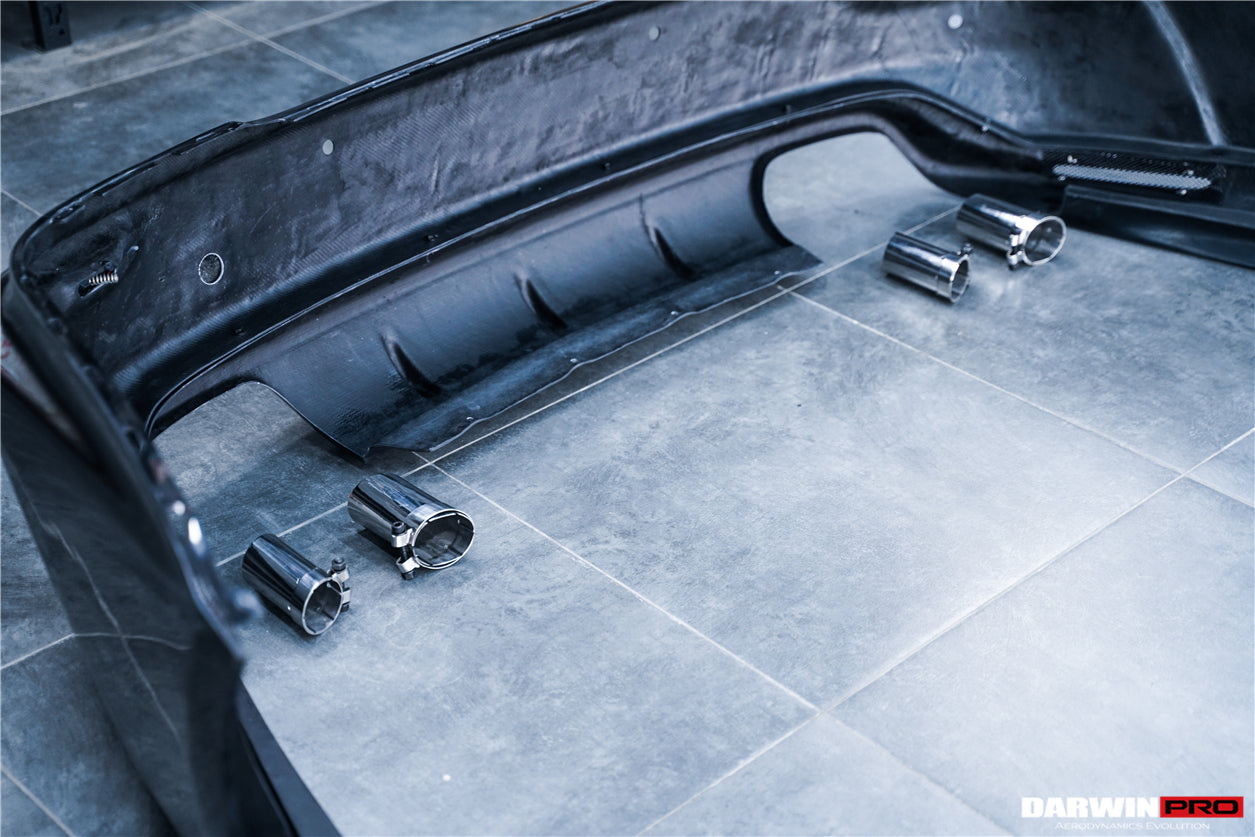 2016-2020 Rolls-Royce Wraith/Dawn BKSS Style Partial Carbon Fiber Rear Bumper - DarwinPRO Aerodynamics