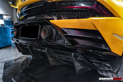 2019-2022 Lamborghini Huracan EVO OD Style Dry Carbon Rear Diffuser - DarwinPRO Aerodynamics