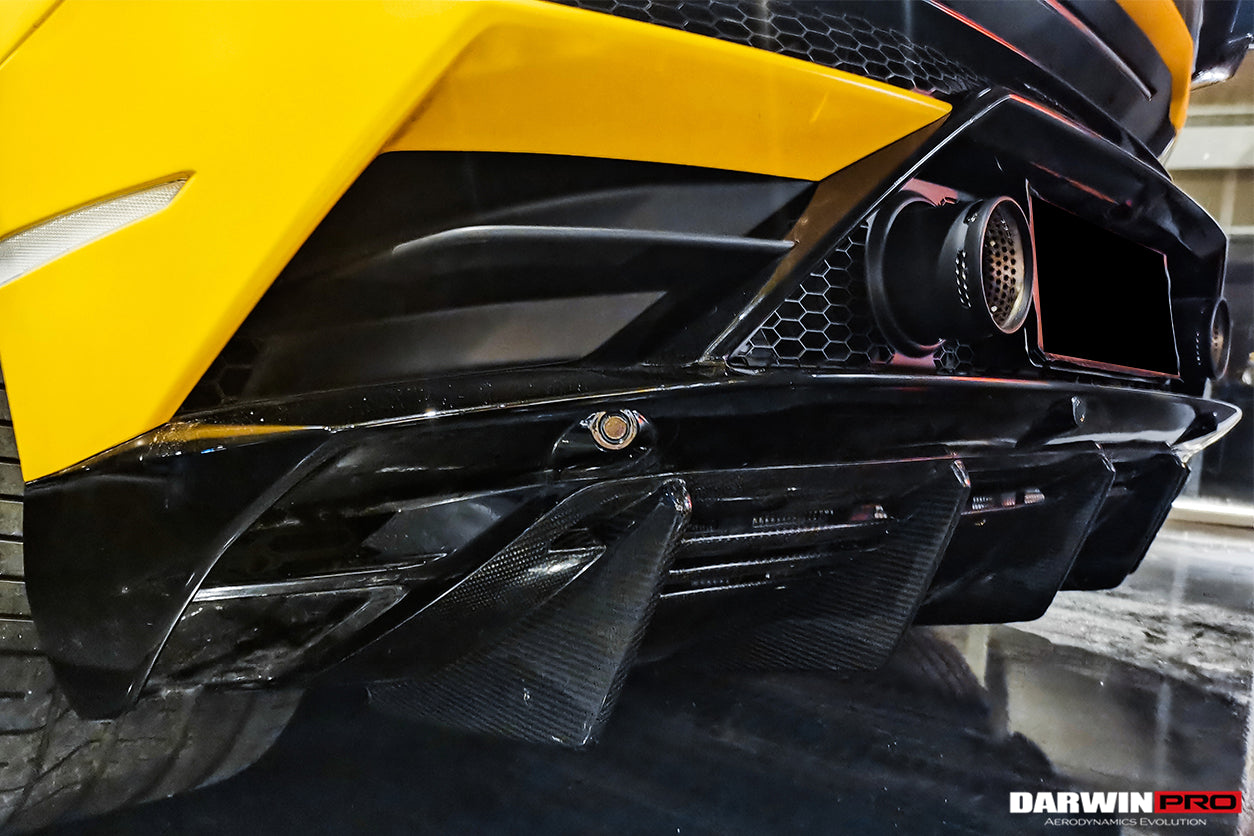 2019-2022 Lamborghini Huracan EVO OD Style Dry Carbon Rear Diffuser - DarwinPRO Aerodynamics