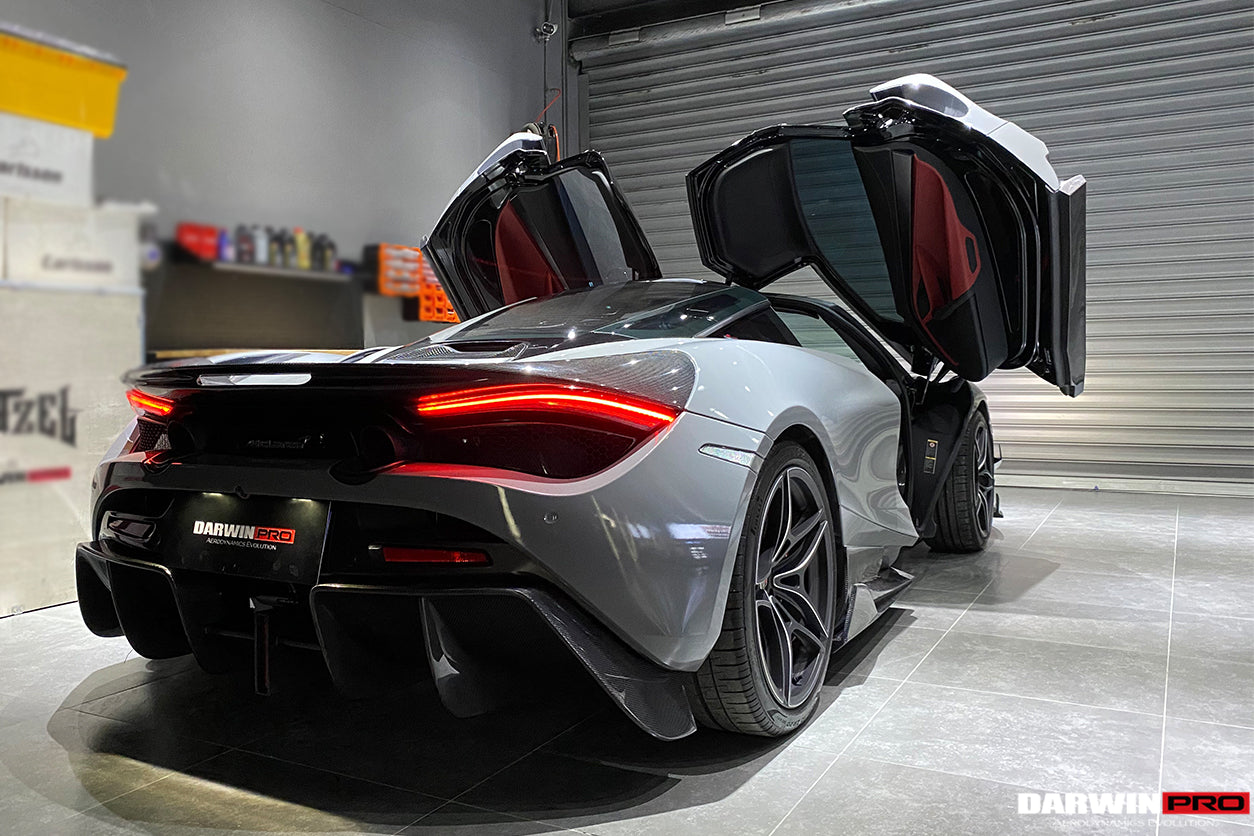 2017-2021 McLaren 720s Se²NWB Style Carbon Fiber Trunk Spoiler - DarwinPRO Aerodynamics