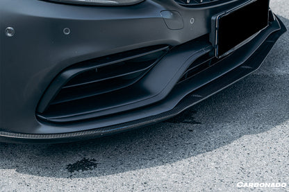 2015-2021 Mercedes Benz W205 C63/S AMG Coupe BKSS Style Carbon Fiber Front Lip - Carbonado Aero