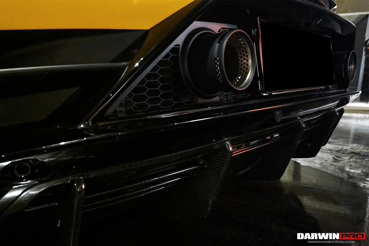 2019-2022 Lamborghini Huracan EVO OD Style Dry Carbon Rear Diffuser - DarwinPRO Aerodynamics