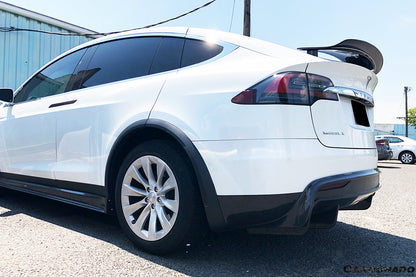 2016-2021 Tesla X SUV RZS Style Carbon Fiber Side Skirts - Carbonado