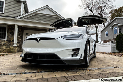 2019-2021 Tesla X SUV RZS Style Carbon Fiber Full Kit - Carbonado