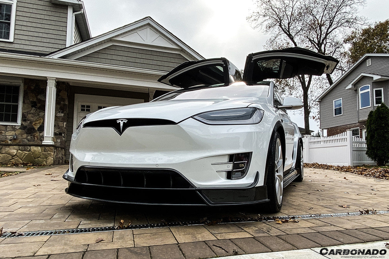 2016-2018 Tesla X SUV RZS Style Carbon Fiber Full Kit - Carbonado