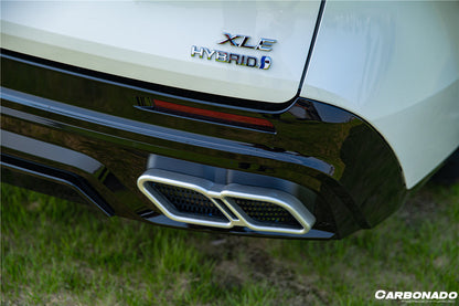 2021 UP Toyota Sienna Thunder Style PP Rear Diffuser with Tips - Carbonado