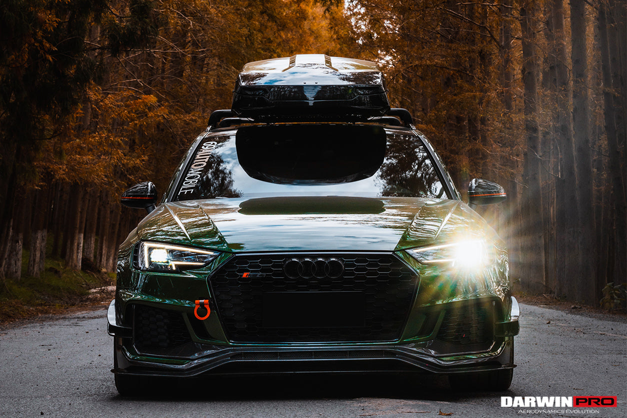 2017-2019 Audi RS4 B9 BKSS Style Front Lip - DarwinPRO Aerodynamics