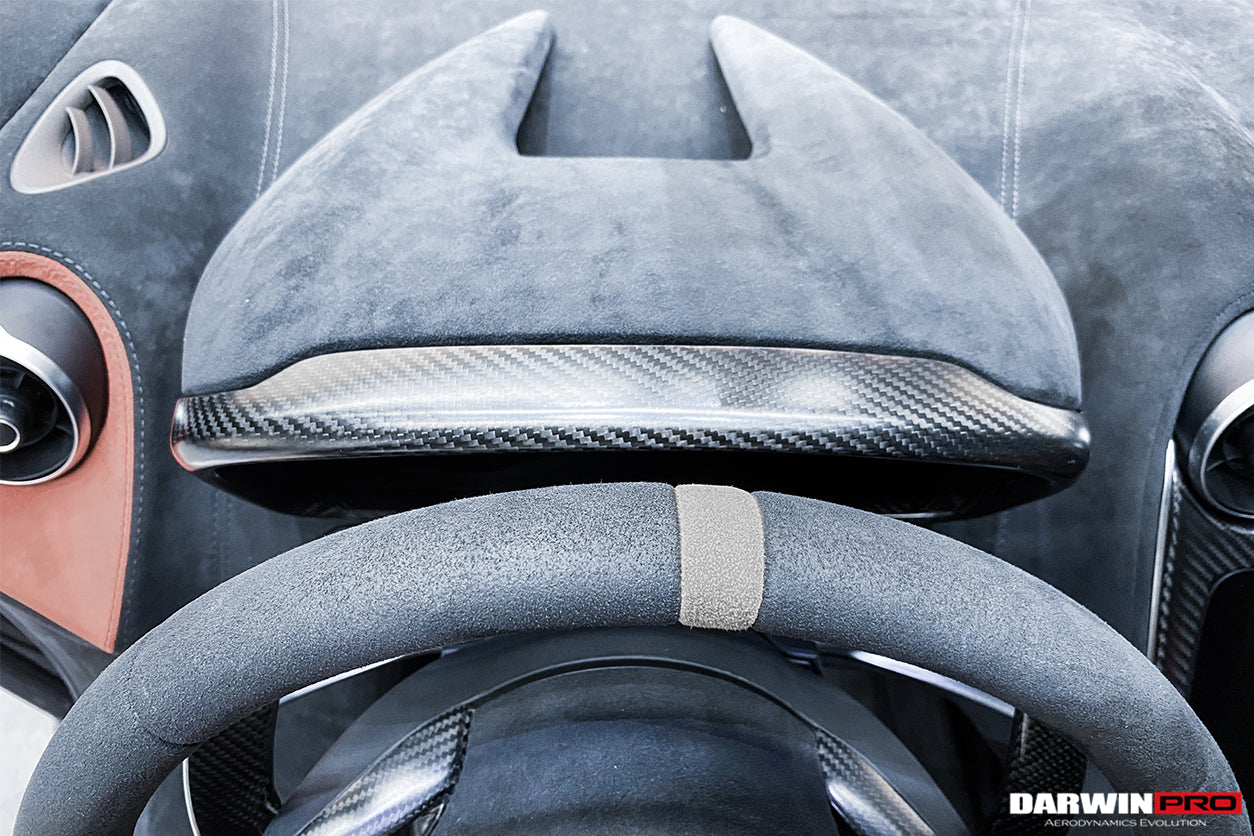 2015-2021 McLaren 540c/570s/570gt/600lt Dry Carbon Fiber Instrument Surround Panel Cover - DarwinPRO Aerodynamics