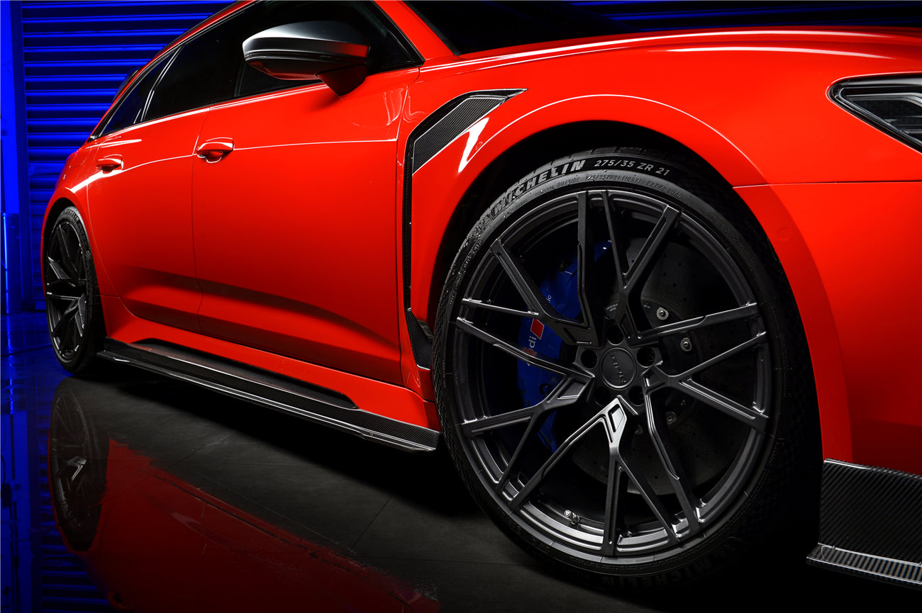 2019-2022 Audi RS6 Avant C8 BKSS Style Side Skirts - DarwinPRO Aerodynamics