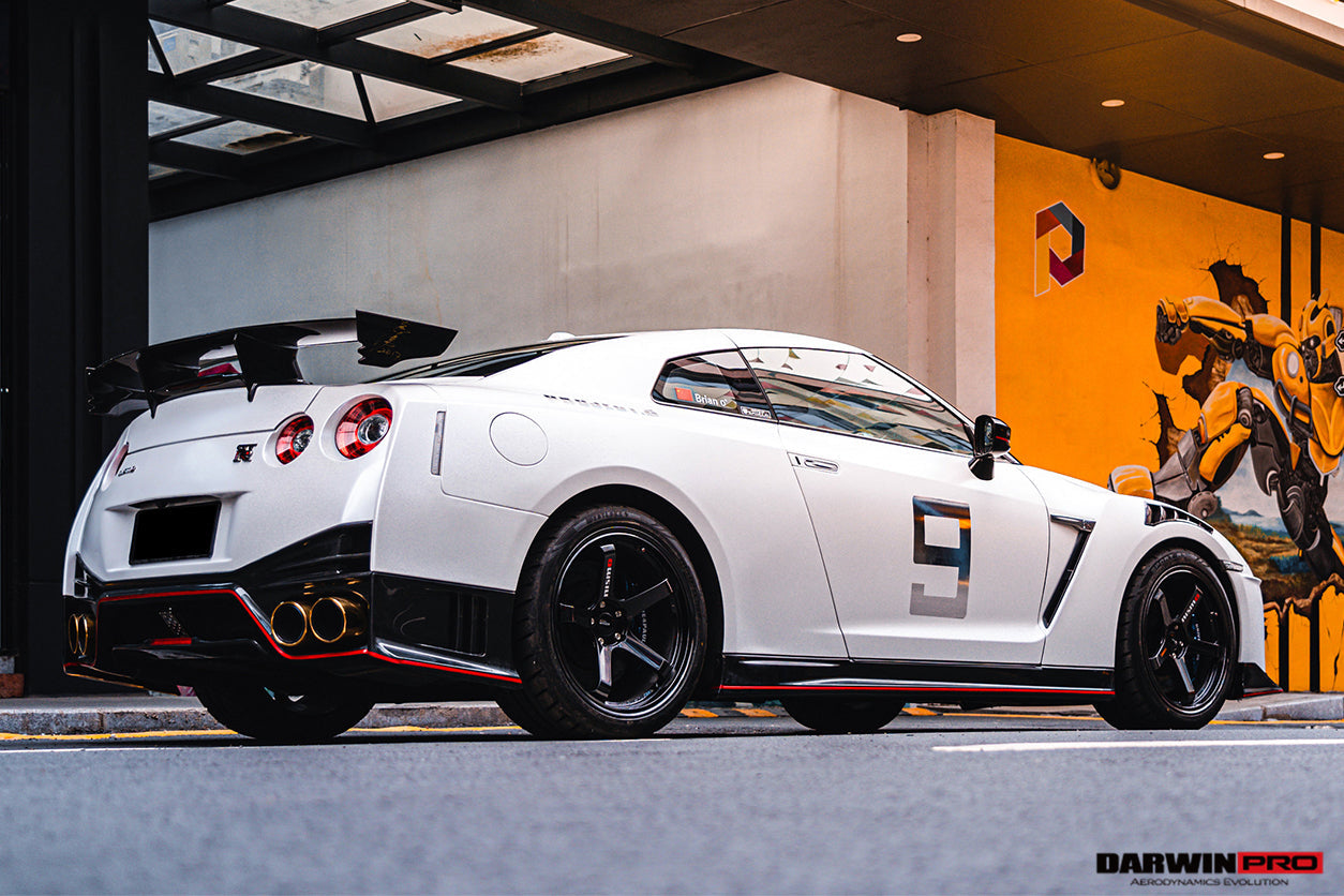 2008-2022 Nissan GTR R35 CBA/DBA NSM Style Carbon Fiber Side Skirts - DarwinPRO Aerodynamics