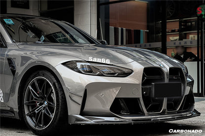 2021-UP BMW M3 G80 M4 G82/G83 MP Style Carbon Fiber Front Canards - Carbonado