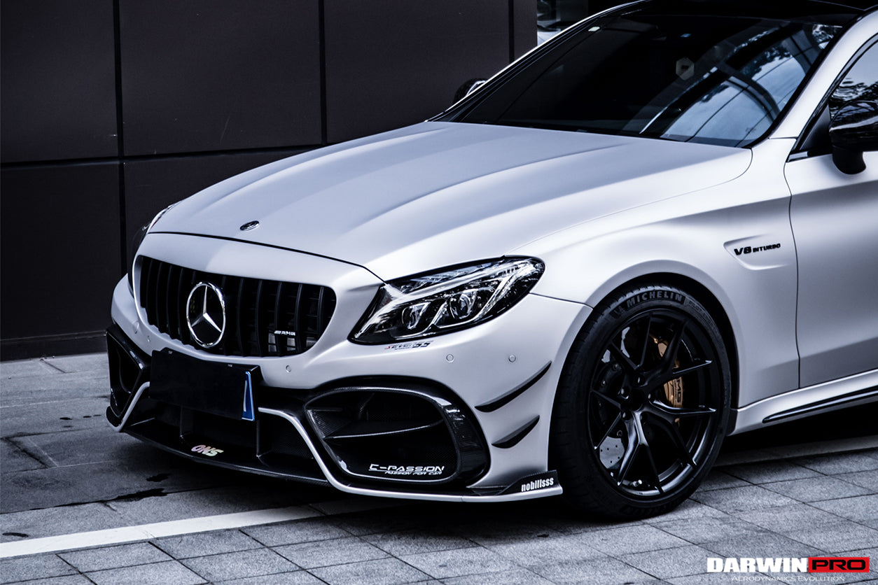 2015-2018 Mercedes Benz W205 C63/S AMG Coupe IMP Performance Partial Carbon Fiber Full Body Kit - DarwinPRO Aerodynamics