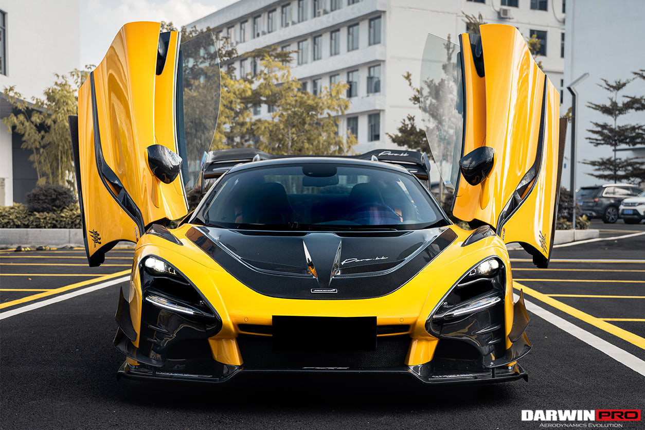 2017-2021 McLaren 720s Se²NWB Style Carbon Fiber Side Skirts - DarwinPRO Aerodynamics