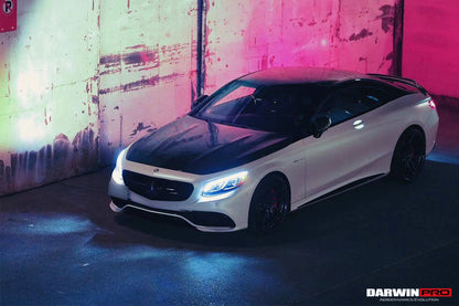 2014-2017 Mercedes Benz C217 S63/S65 AMG Coupe Carbon Fiber Hood - DarwinPRO Aerodynamics