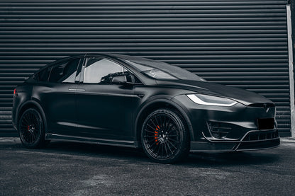 2016-2021 Tesla X SUV RZS Style Carbon Fiber Side Skirts - Carbonado
