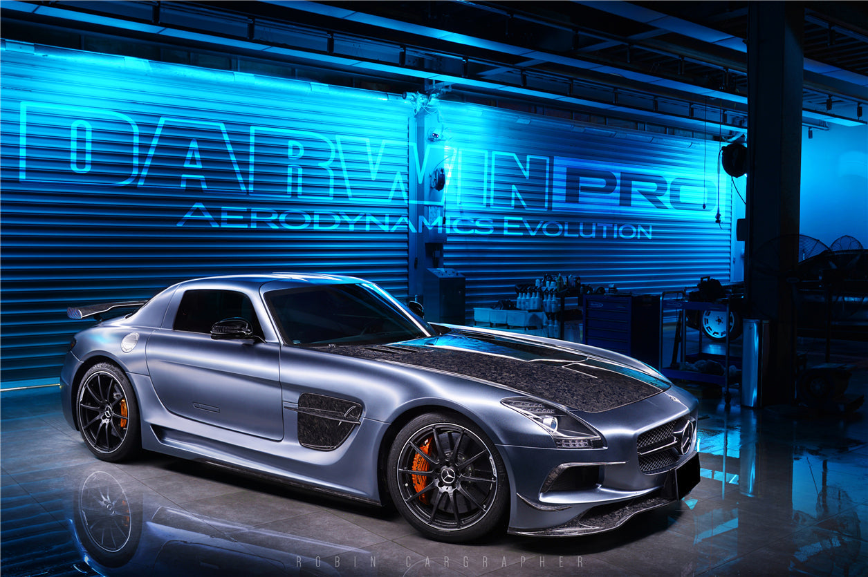 2010-2015 Mercedes Benz W197 SLS AMG BKSS Style Side Skirts & Fender - DarwinPRO Aerodynamics