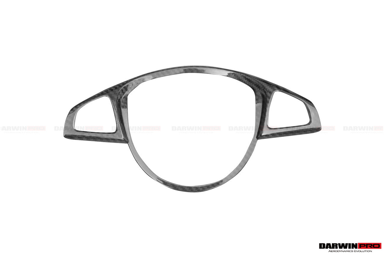2015-2021 Mercedes Benz W205 C63 AMG Carbon Fiber Interior Steering wheel Trim - DarwinPRO Aerodynamics