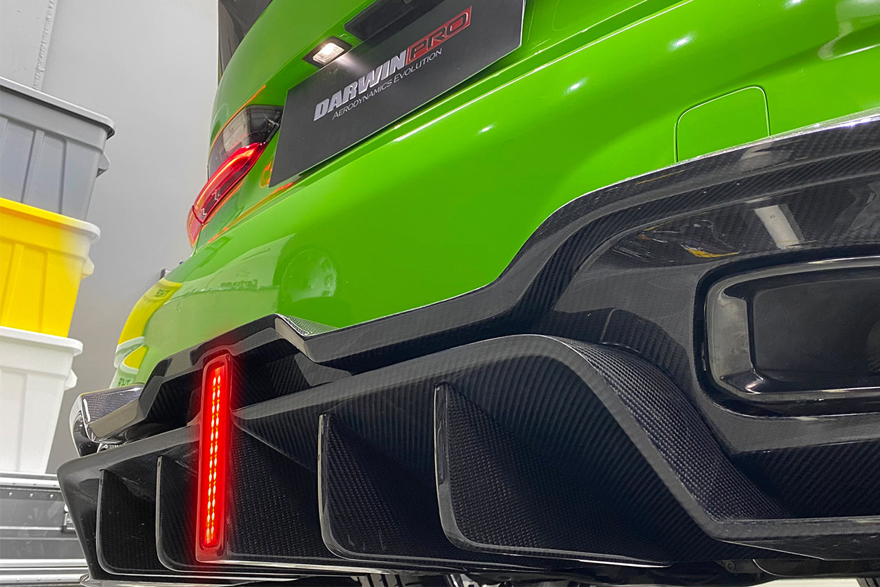 2019-2023 BMW 3 Series G20/G28 BKSS Style Carbon Fiber Rear Diffuser - DarwinPRO Aerodynamics