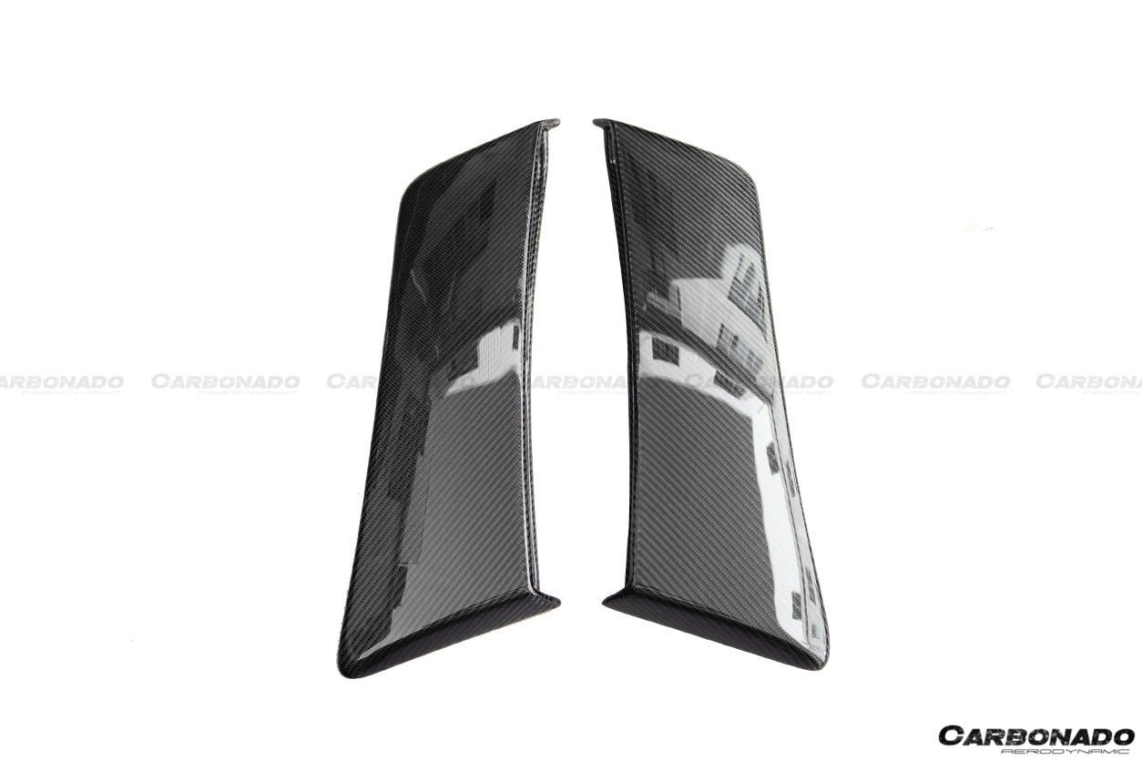 2014-2017 Ford Mustang Rsh Style Carbon Fiber Quarter Panel Side Scoops - Carbonado