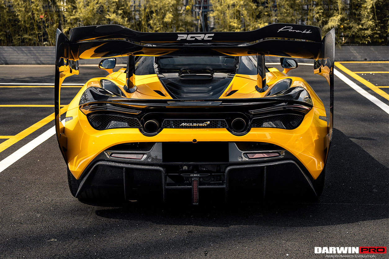 2017-2022 McLaren 720s Se²GTR Style Carbon Fiber Trunk Wing - DarwinPRO Aerodynamics