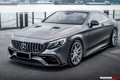 2018-2021 Mercedes Benz C217 S63/S65 AMG Coupe BKSS Style Carbon Fiber Front Lip - DarwinPRO Aerodynamics