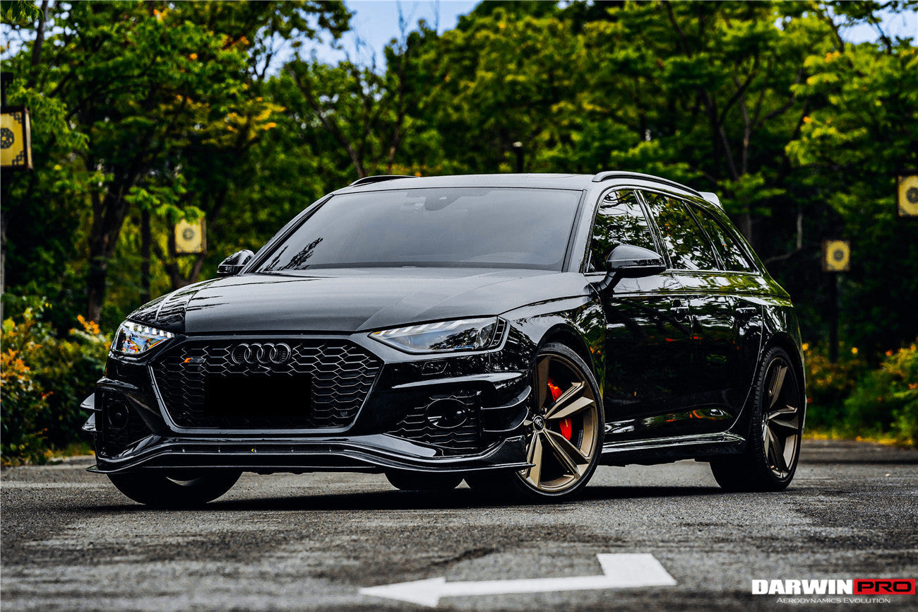 2020-2022 Audi RS4 B9.5 BKSS Style Carbon Fiber Front Lip - DarwinPRO Aerodynamics