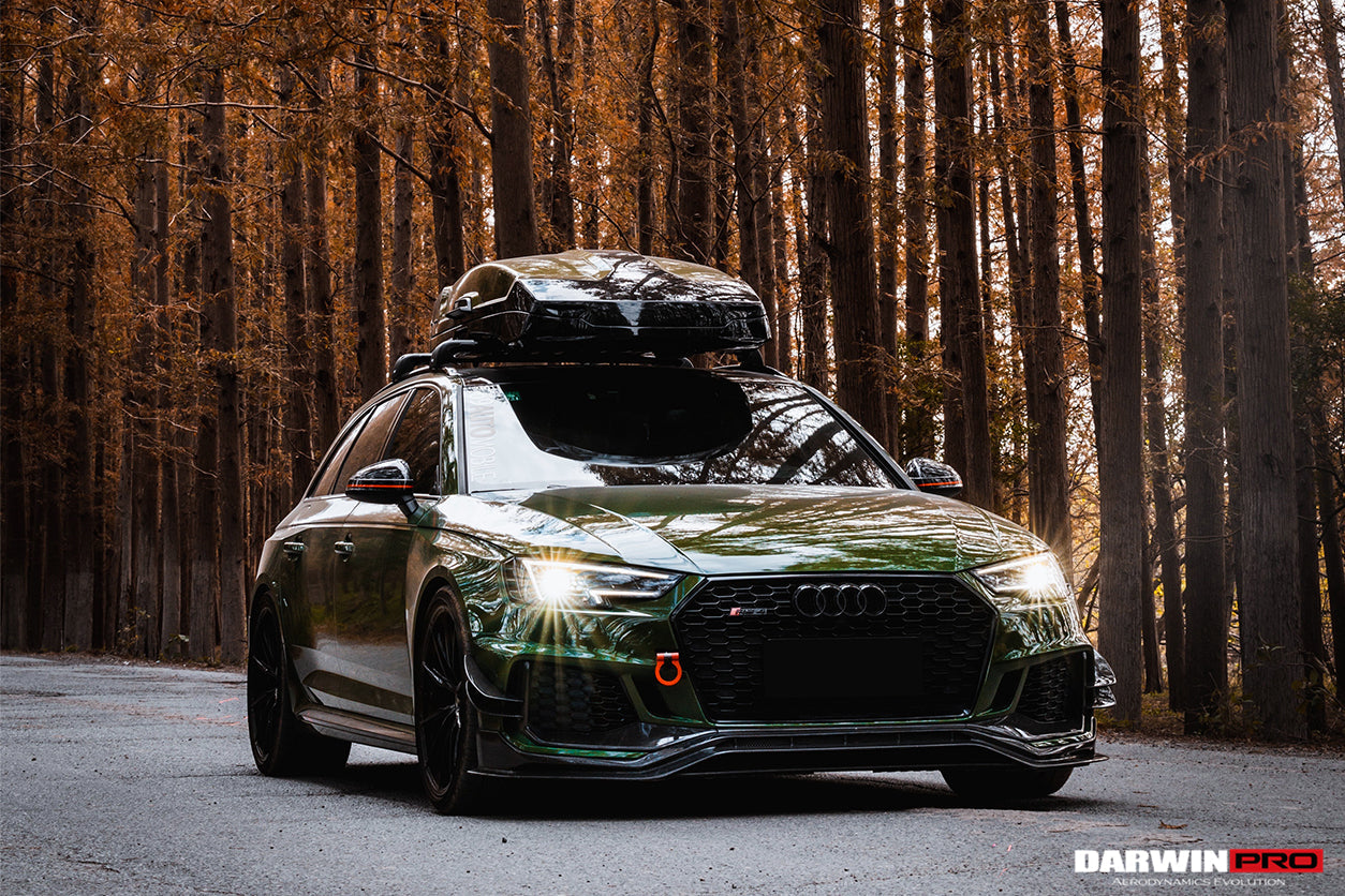 2017-2019 Audi RS4 B9 BKSS Style Front Canards - DarwinPRO Aerodynamics