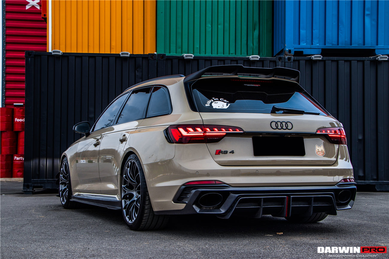 2017-2022 Audi RS4 B9 BKSS Style Side Skirts Under Board - DarwinPRO Aerodynamics