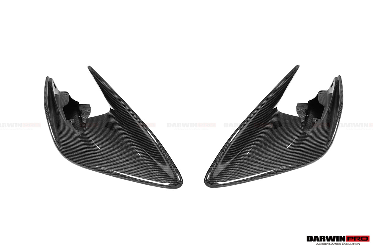 2018-2021 McLaren 600lt Carbon Fiber Front Lip Side Splitter - DarwinPRO Aerodynamics