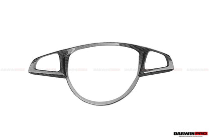 2015-2021 Mercedes Benz W205 C63 AMG Carbon Fiber Interior Steering wheel Trim - DarwinPRO Aerodynamics