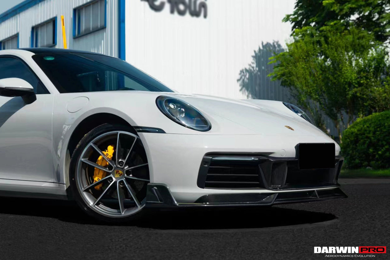 2019-2023 Porsche 911 992 Carrera S/4/4S/Targa/Cabriolet BKSS Style Front Lip - DarwinPRO Aerodynamics