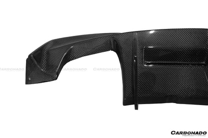 2008-2013 BMW 1M RZ Style Carbon FIber Rear Lip - Carbonado