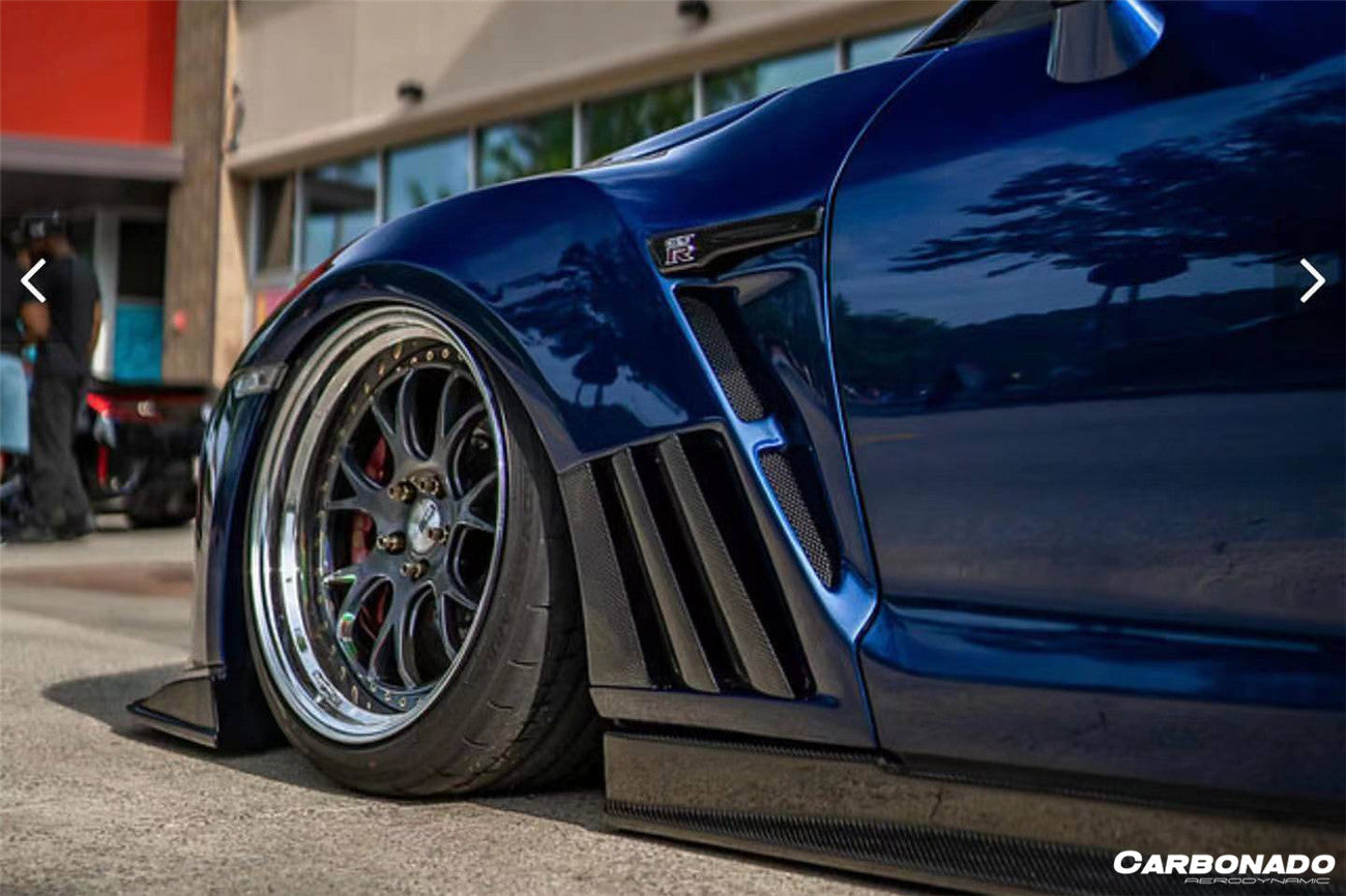 2008-2022 Nissan GTR R35 CBA/DBA/DBA VA2 Style Fender - Carbonado