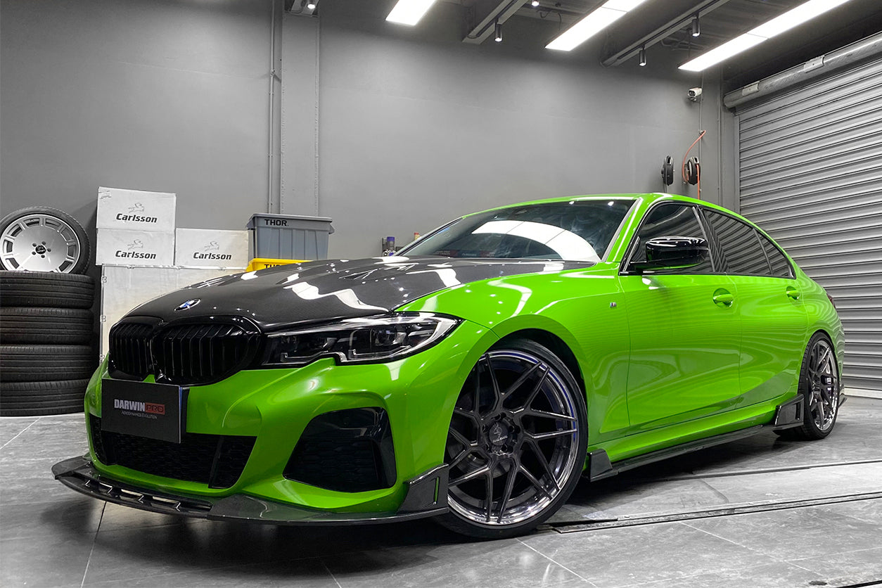 2019-2023 BMW 3 Series G20 BKSS Style Carbon Fiber Side Skirts Under Board - DarwinPRO Aerodynamics
