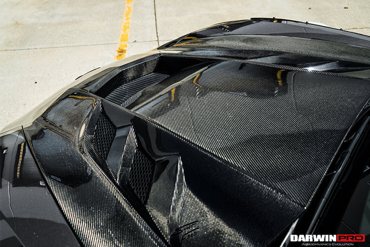 2013-2019 Corvette Z06 Grandsport BKSS Style Carbon Fiber Hood - DarwinPRO Aerodynamics