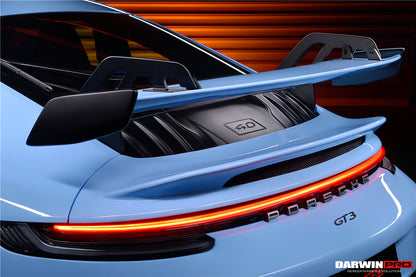 2019-2023 Porsche 911 992 Carrera & S & 4S GT3 Style Trunk Spoiler Wing - DarwinPRO Aerodynamics