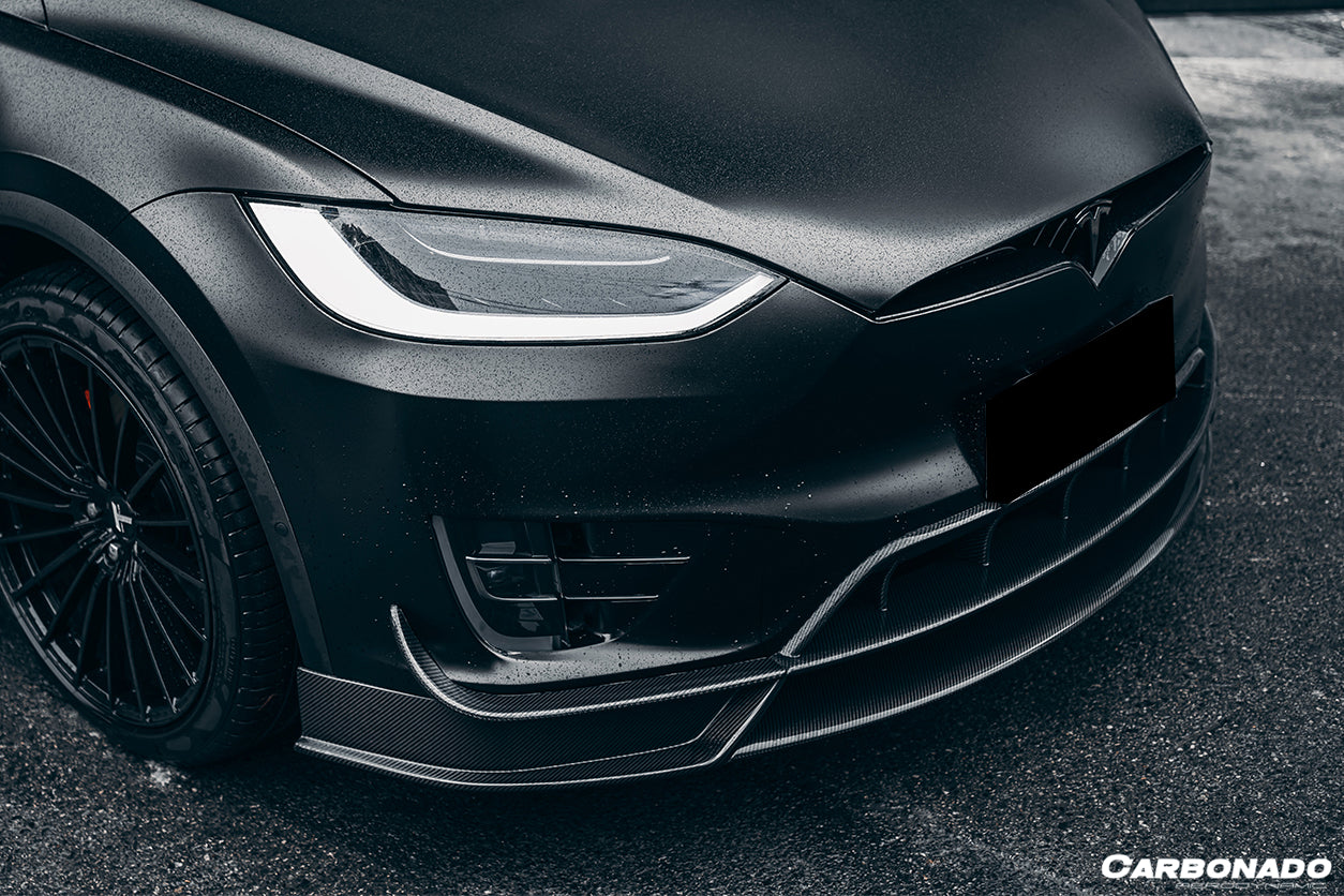 2019-2021 Tesla X SUV RZS Style Carbon Fiber Full Kit - Carbonado