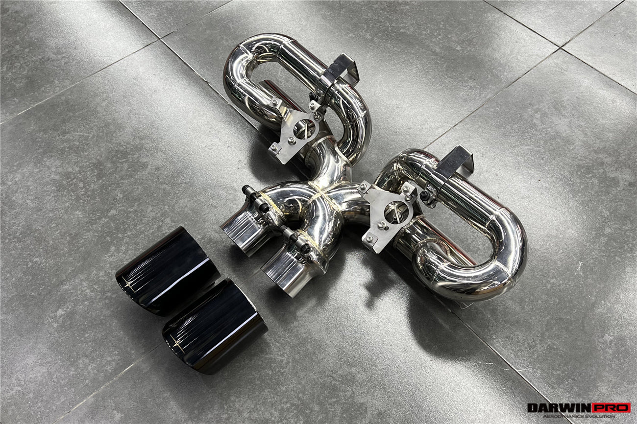 2019-2023 Porsche 911 992 Carrera/S/4/4S/Targa/Cabriolet Exhaust (for GT3 Style Bumper) - DarwinPRO Aerodynamics
