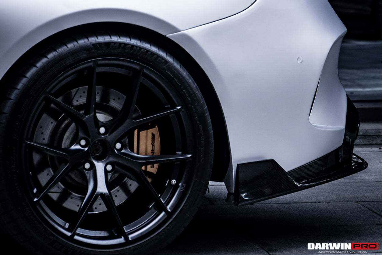 2015-2018 Mercedes Benz C-Class Coupe IMP Performance Partial Carbon Fiber Rear Bumper - DarwinPRO Aerodynamics