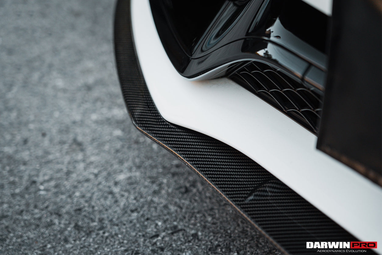 2015-2021 Mercedes Benz W205 C63/S AMG Sedan BKSS Style Carbon Fiber Front Lip - DarwinPRO Aerodynamics