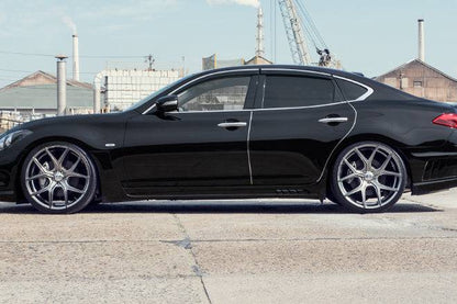 2011-2014 Infiniti Q70 WD Style Side Skirts - Carbonado