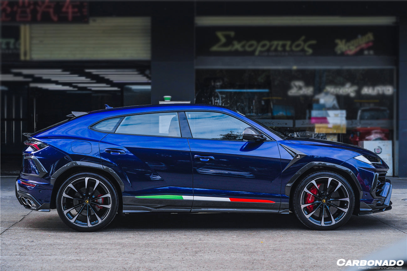 2018-2022 Lamborghini URUS TC Style Dry Carbon Fiber Side Skirts - Carbonado