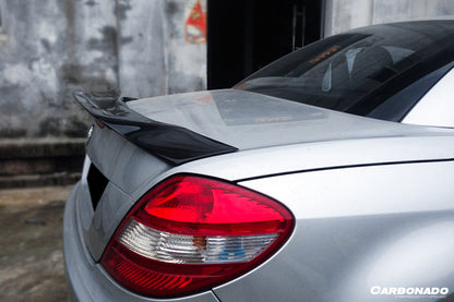 2005-2011 Mercedes Benz SLK R171 RT Style Carbon Fiber Trunk Spoiler - Carbonado